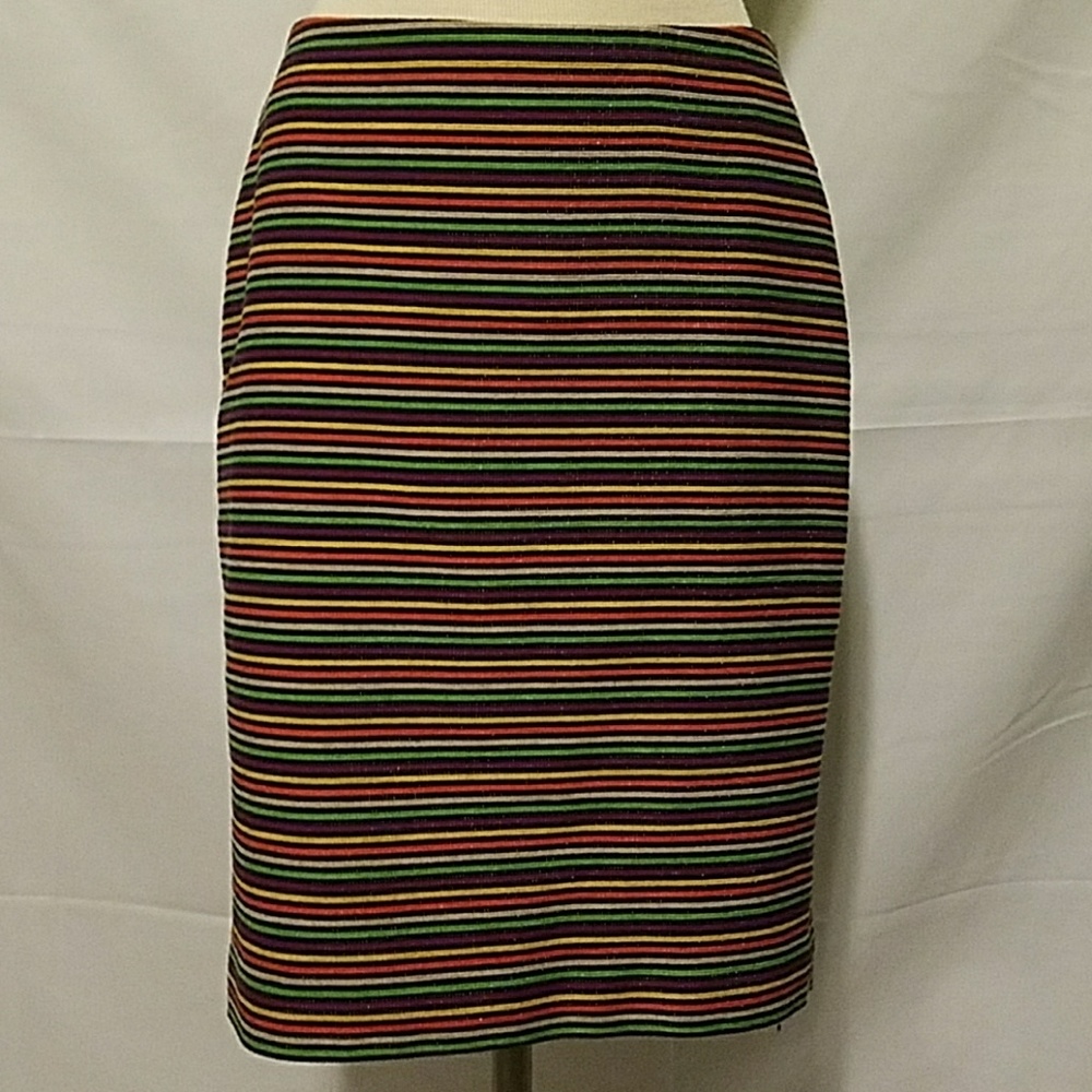Talbots Striped Pencil Skirt Size 4